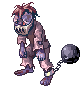 Zombie Prisoner, attacking