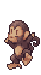 Choco, walking