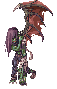 Mutant Dragonoid, standing