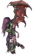 Mutant Dragonoid, walking