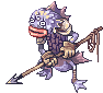 Merman, standing