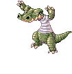 Alligator, dying