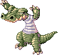 Alligator, standing