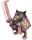 Kobold Leader, walking