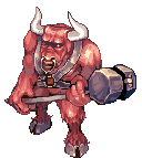 Majoruros, standing