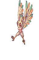 Harpy, attacking