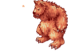 Grizzly, attacking