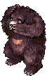 Zipper Bear, walking
