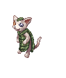 Leaf Cat, dying