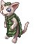 Leaf Cat, standing