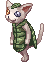 Leaf Cat, walking