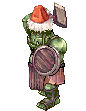 Christmas Orc, attacking