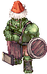 Christmas Orc, standing