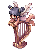 Lady Solace, standing