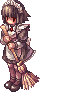 Aliza, standing