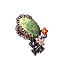 Muscipular, attacking