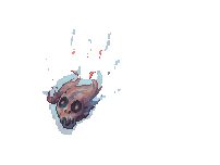Flame Skull, attacking
