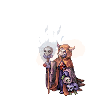 Necromancer, attacking