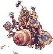 Beelzebub, walking